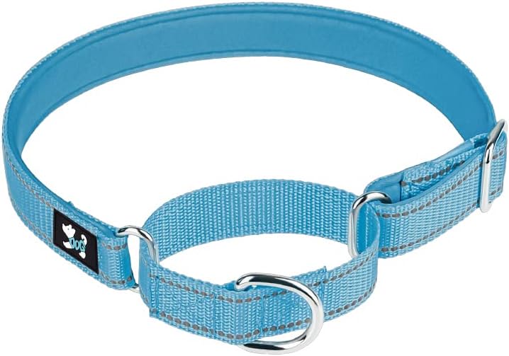 Collares ajustables para perros de entrenamiento de seguridad Martingala, de neopreno suave y acolchado, de nailon transpirable, para perros