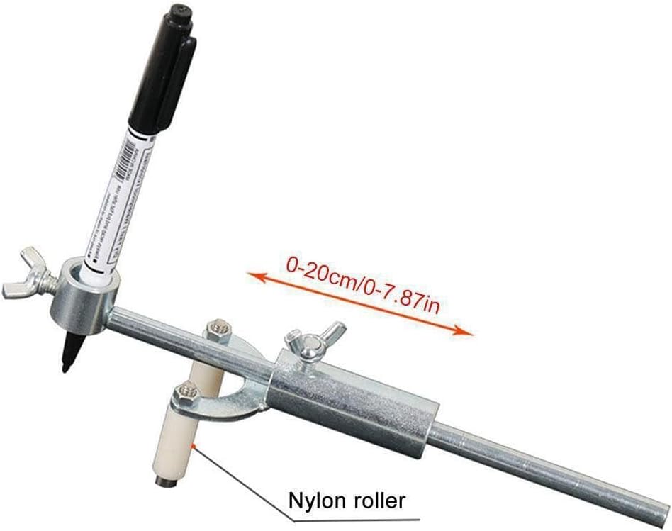 Scriber paralelo de cejas de rueda de automóvil, reparación de abolladuras de automóvil, arco de rueda de carrocería de automóvil, herramientas de