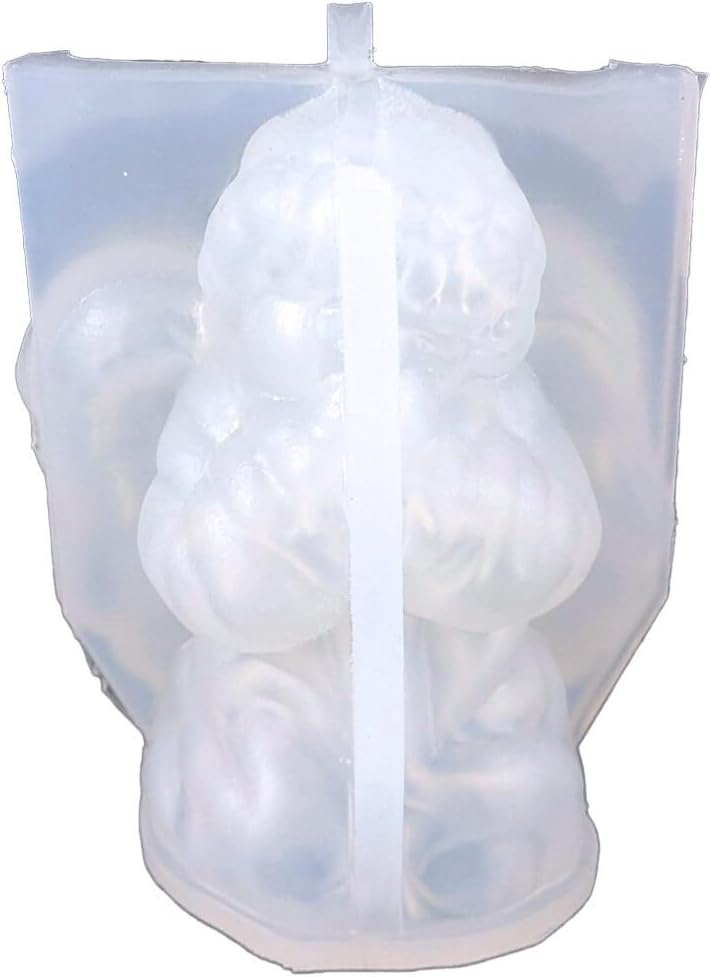 Surakey Moldes de silicona de alas de ángel, molde de resina epoxi tallada en 3D, molde para velas de estatua pequeña tallada en 3D, para hacer