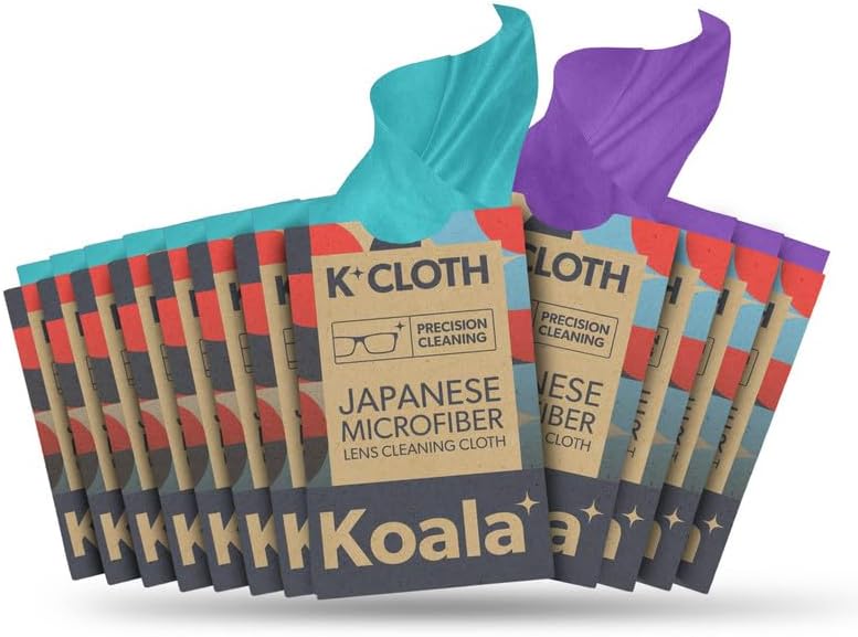 Koala – Paño de limpieza de lentes  Microfibra japonesa  Paños de limpieza de lentes  Limpiador de lentes de gafas  Limpiadores de tela para lentes