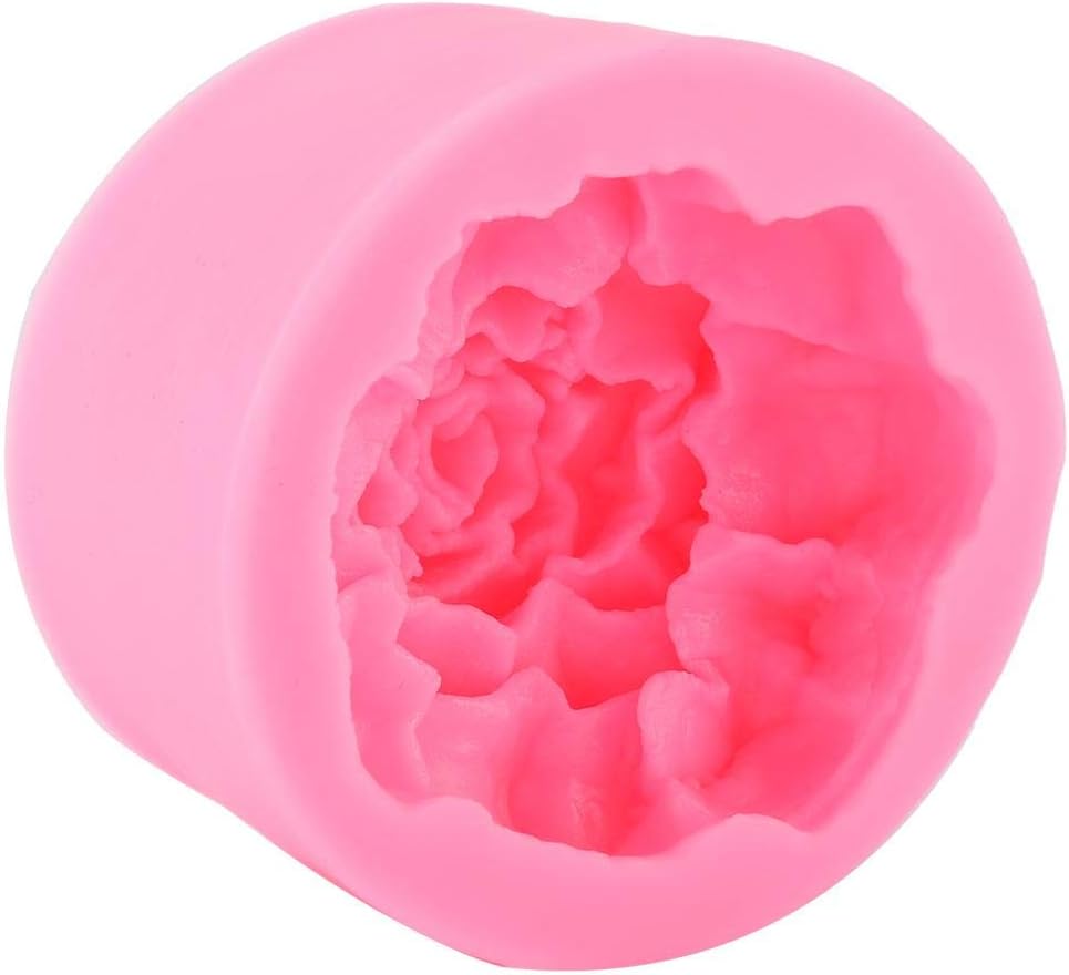 Molde de silicona de clavel, molde de pastel en forma de flor, fondant, pastel, chocolate, bricolaje, molde para hornear, herramientas para niños,