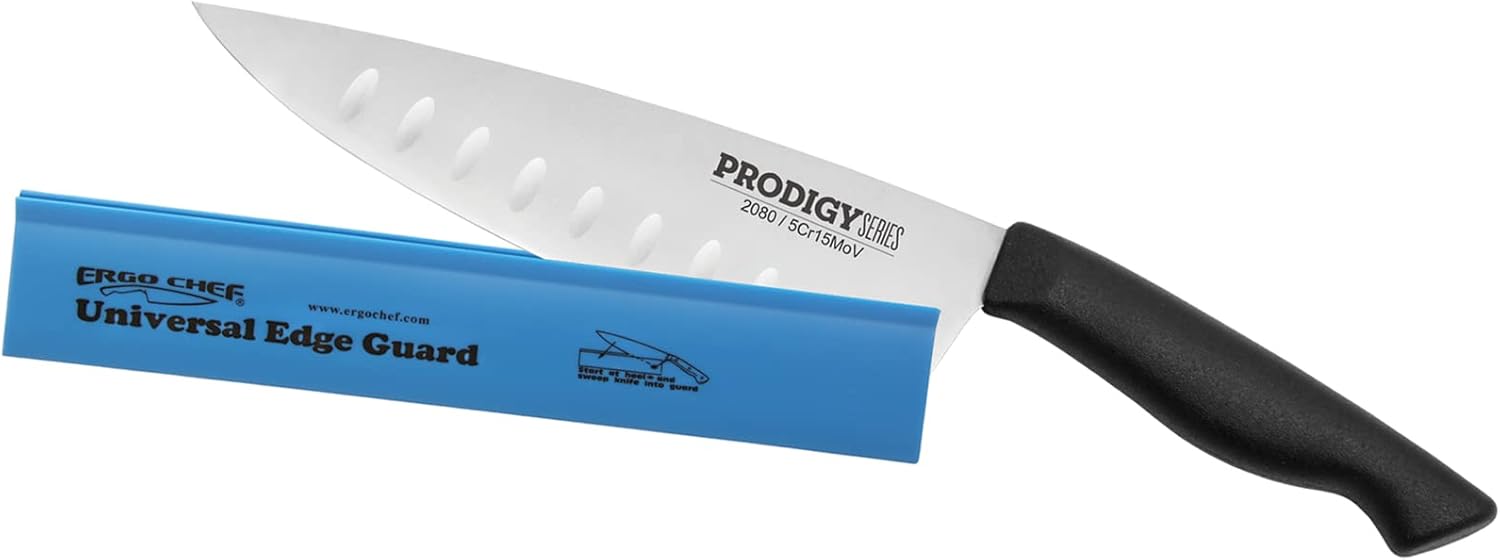 Protector de borde de cuchillo 8 pulgadas x 1.5 pulgadas azul por Ergo Chef