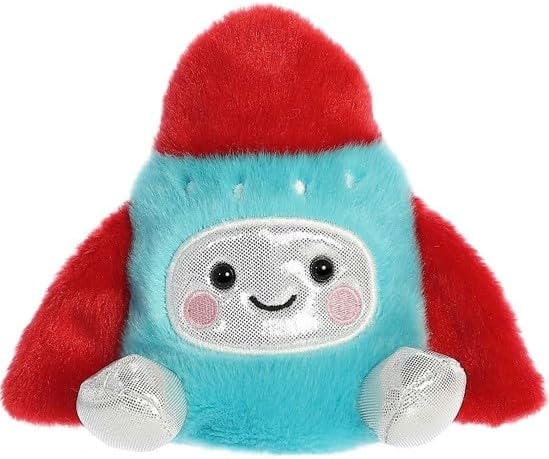 Aurora Adorable Palm Pals Juego de dos  Cosmo Astronaut y Mars Rocket Ship  Diversión de tamaño de bolsillo!