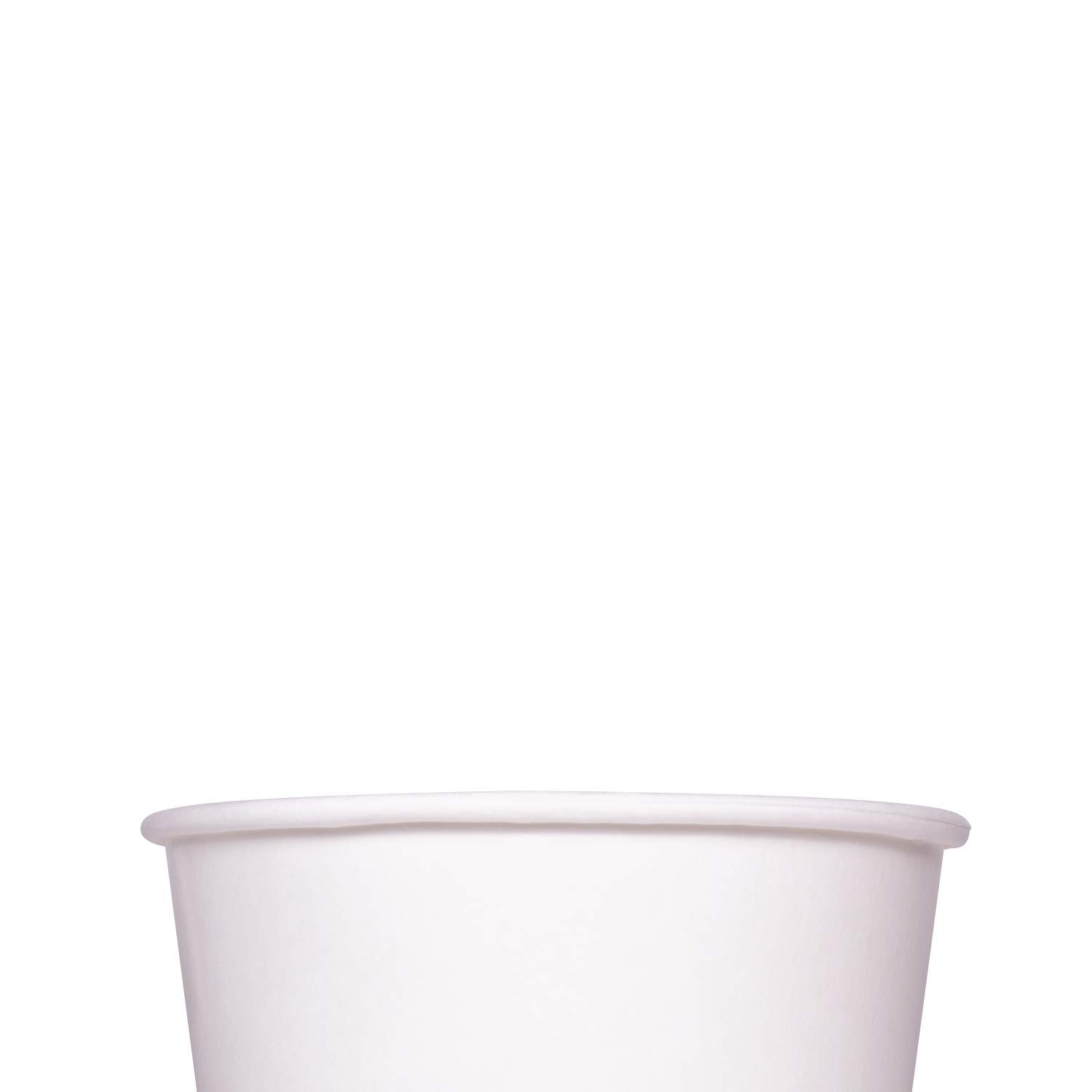 KARAT 28oz doble Poly container-142mm de alimentos, 600pcs (yogur contenedor de papel fríocaliente blanco) c-kdp28W