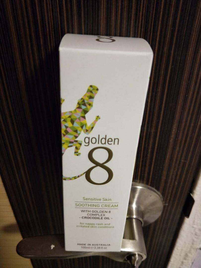 Golden 8 Crema calmante para la piel sensible  Hidratante hidratante con caléndula, manteca de karité, beta glucano para la irritación,