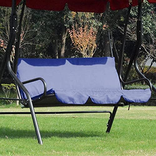 Funda de cojín de repuesto para toldo oscilante, 3 asientos, de poliéster 190T, de tafetán, para patio, jardín, 59.1 x 19.7 x 3.9 pulgadas