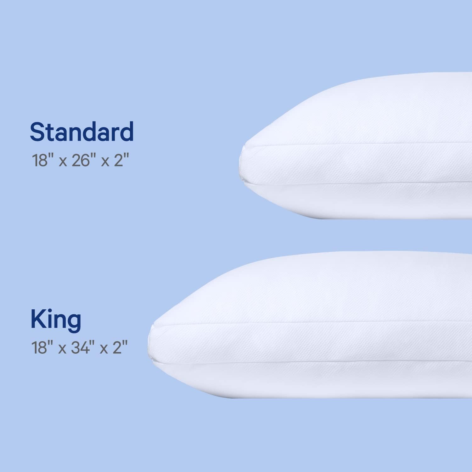 Casper Sleep Essential Almohada refrescante, King, color blanco