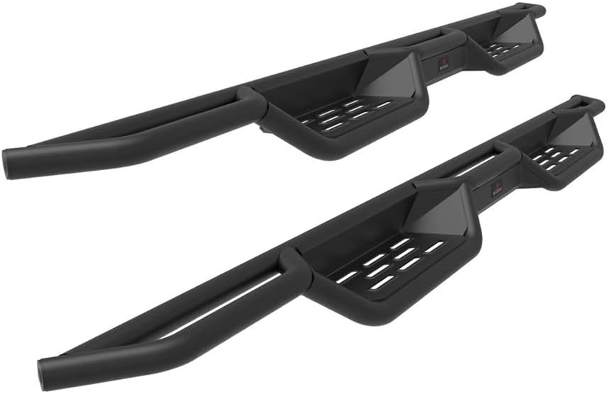 APS Estribos tubulares negros de 6 pulgadas estilo desplegables Nerf compatibles con Chevy Colorado GMC Canyon 2015-2024 Crew Cab