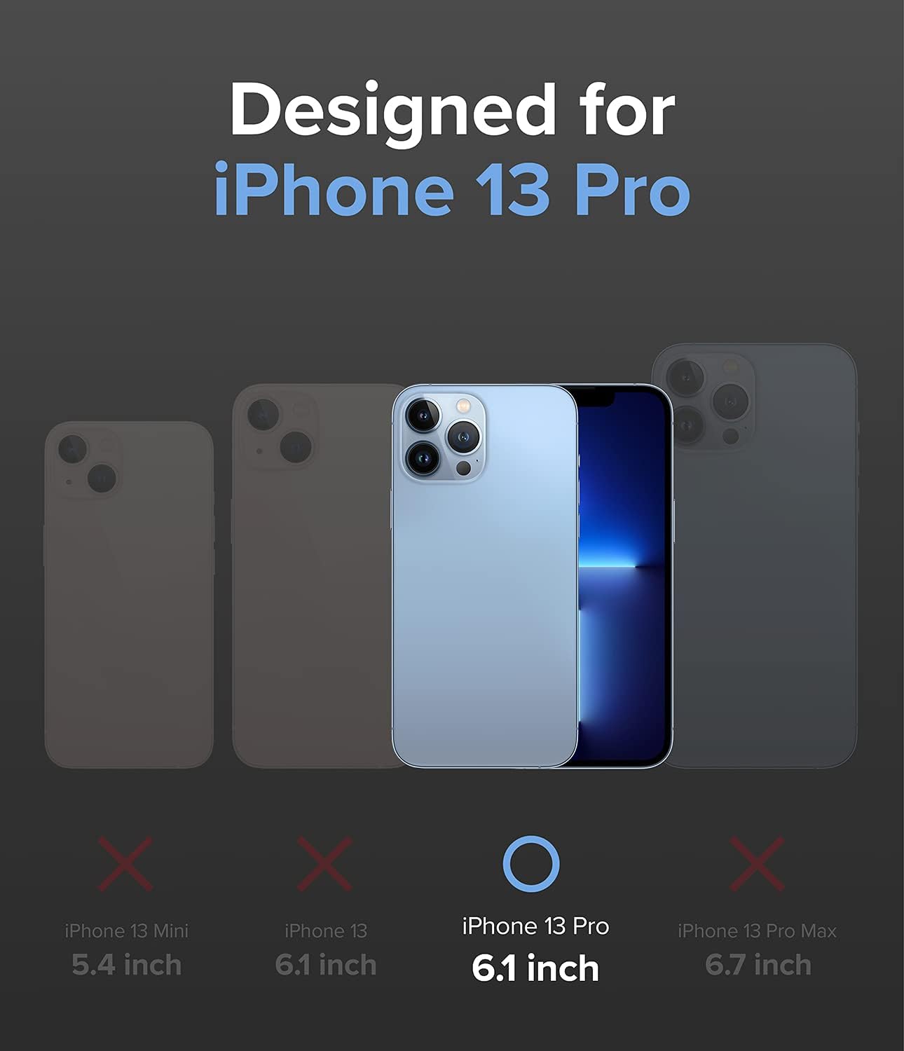 Ringke Onyx Design – Funda compatible con iPhone 13 Pro, diseño de impresión de seda, resistente, a prueba de golpes, TPU antideslizante, funda para