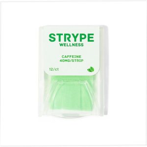 Strype Energy Strips  Tiras de energía instantánea  80 mg de cafeína por porción  Cero calorías  Cero azúcar  Menta de aliento  Portátil  12 tiras Strype Energy Strips  Tiras de energía instantánea  80 mg de cafeína por porción  Cero calorías  Cero azúcar  Menta de aliento  Portátil  12 tiras