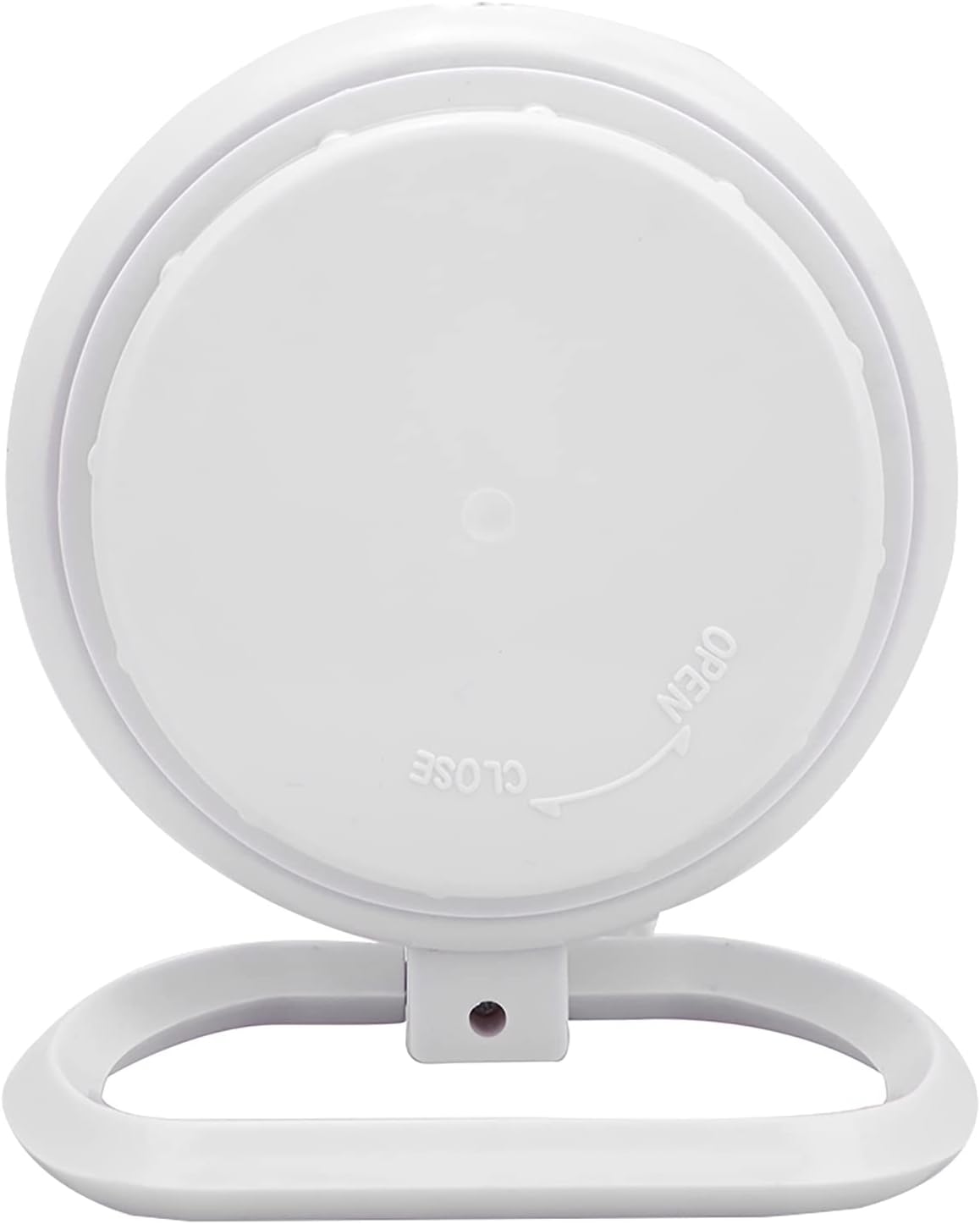 Reloj de mesa colgante de doble uso Reloj de mesa colgante impermeable de moda para decoración del hogar de la cocina del baño (blanco)