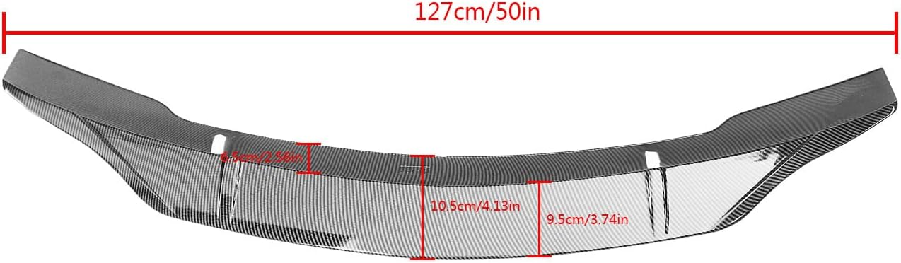 Alerón trasero apto para Mercedes Benz W204 C250 C300 C63 2008-2014 ABS pintado de ABS alerón trasero alerón de alerón de alerón de alerón de ala