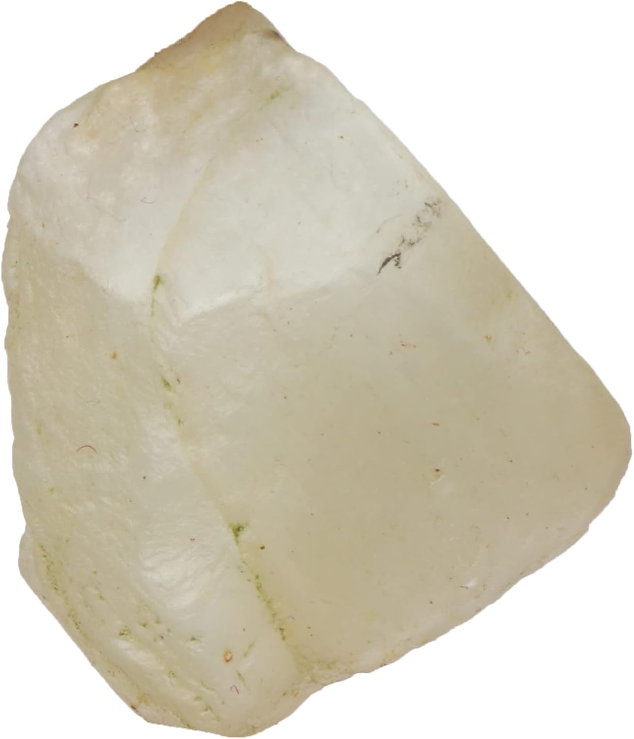 GEMHUB Cristal natural de piedra lunar blanca áspera de 141.3 quilates, piedra lunar genuina, sin cortar, cristal curativo áspero
