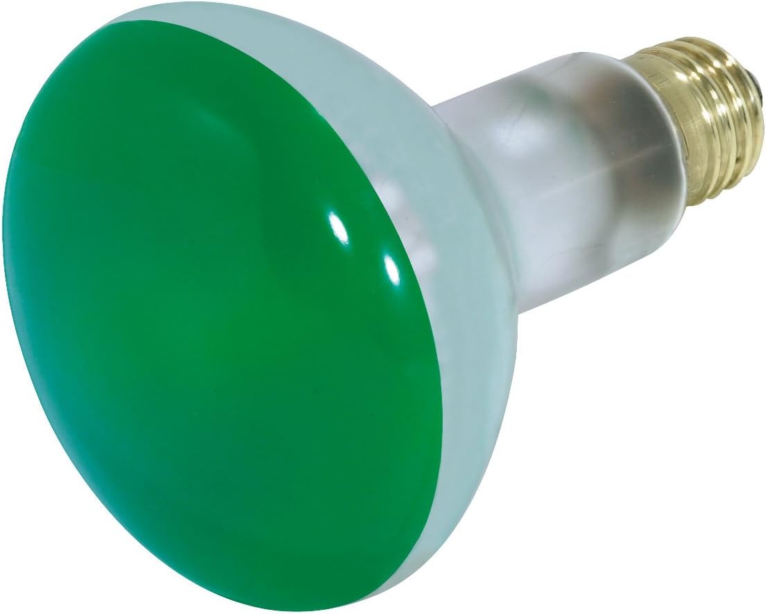 Reflector incandescente con base mediana, de color, S3227, 75watts, 130 volts