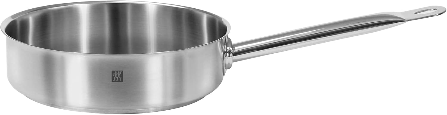 ZWILLING Sartén comercial de acero inoxidable de 3 cuartos sin tapa