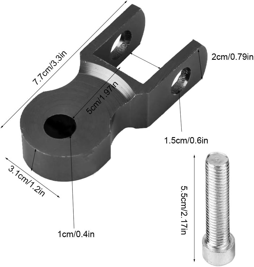 Pitbike – Espaciador de choque, elevador de amortiguador trasero de motocicleta, 2 unidades de aleación de aluminio universal para motocicleta,