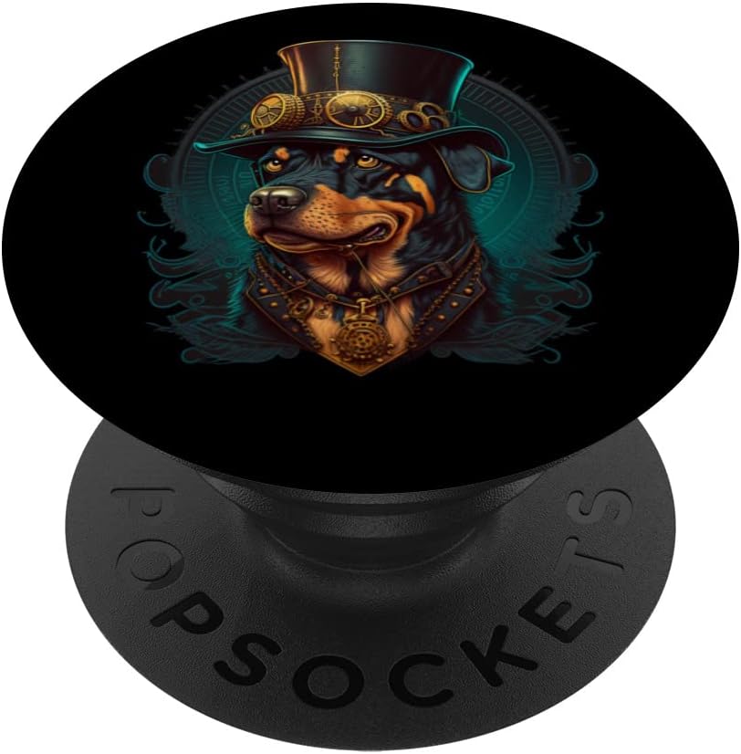 PopGrip intercambiable Steampunk Rottweiler PopSockets