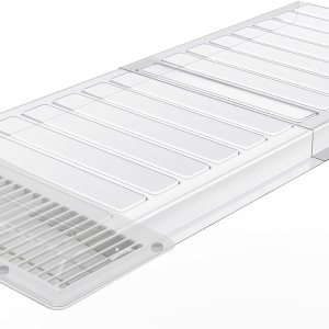 Touri Extensor magnético de ventilación para debajo de muebles, material PET grueso, se adapta a registros de piso de 10 a 12 pulgadas, se extiende Touri Extensor magnético de ventilación para debajo de muebles, material PET grueso, se adapta a registros de piso de 10 a 12 pulgadas, se extiende