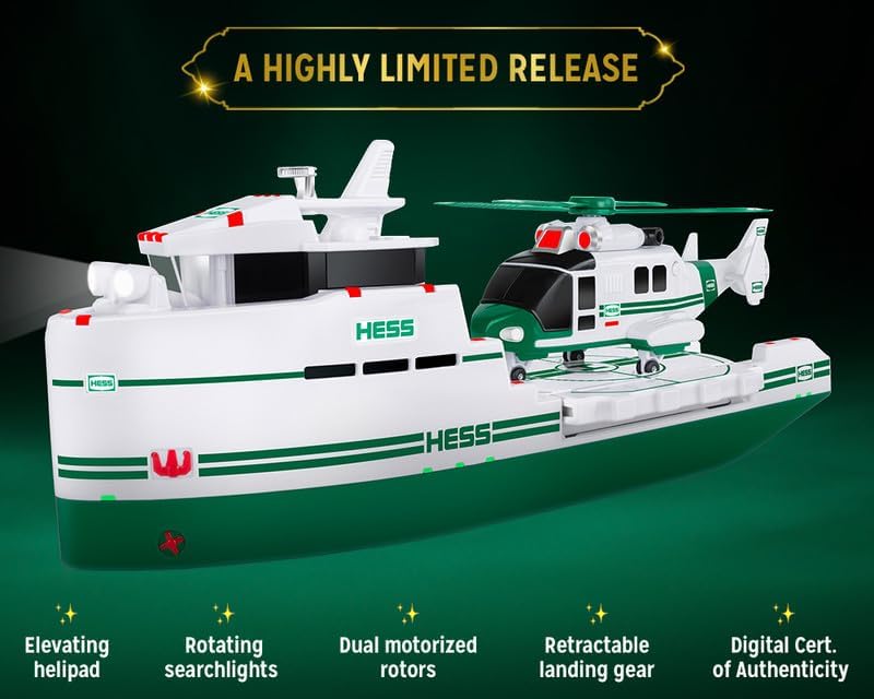 HESS Camión de juguete 2023 Edición para coleccionistas del 90 aniversario Ocean Explorer