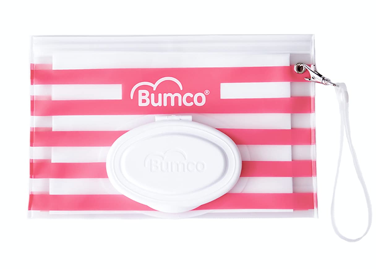BUMCO Dispensador de toallitas hermético, se mantiene húmedo, bolsa recargable reutilizable, organizador de bolsa de pañales para viajes, embrague