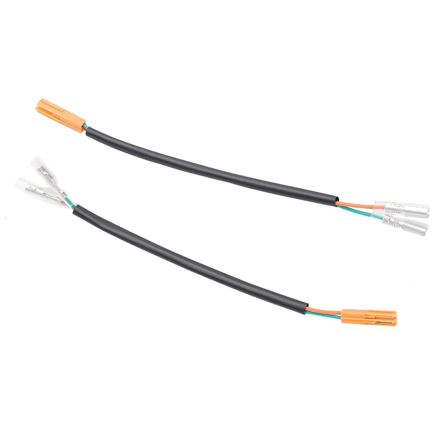 2pcs Turn Signal Adapter Plugs for Ninja Kawasaki Z125 Z250 Z300 Z650 Z900 Easy Installation