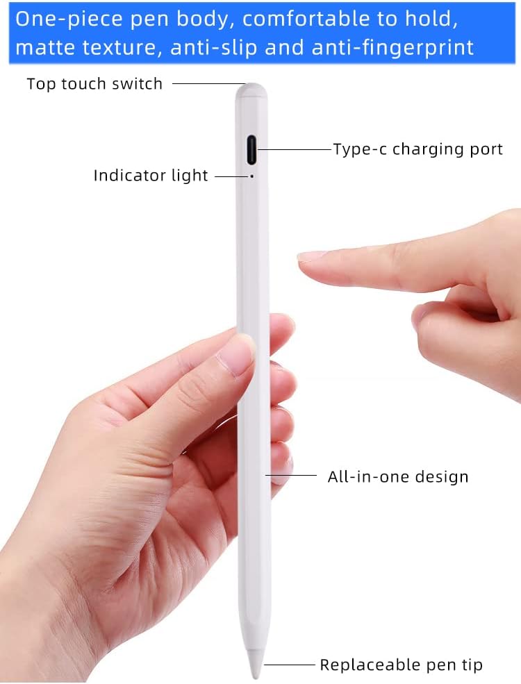 Lápiz táctil recargable para i-pad Hua-wei Xiao-Mi Mi-Pad 5 Pro 11 “2021 I-pad 5 Tablet Pen Input Pens Active Pen Bolígrafos sensibles a la presión