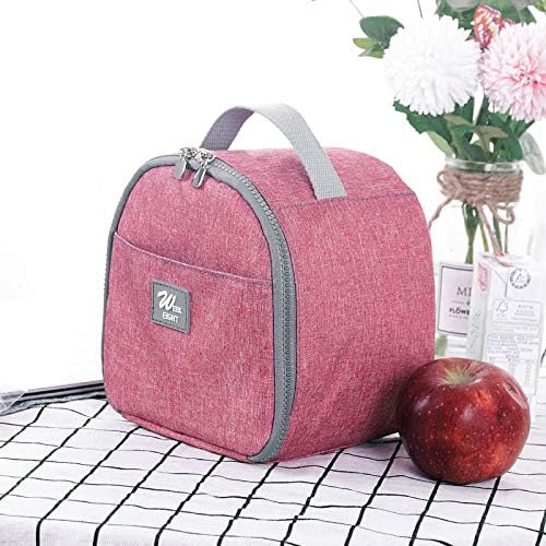 Lonchera pequeña para mujeres y hombres, mini lonchera aislada, bolsa enfriadora portátil, bolsa reutilizable para aperitivos, contenedor de