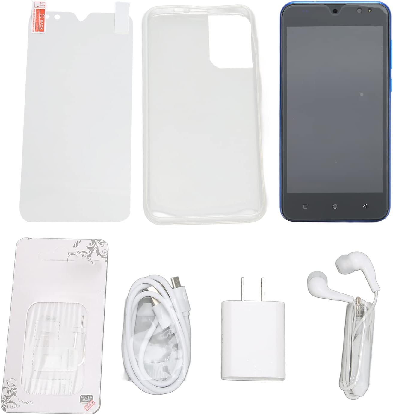 Hilitand S21 Pro – Smartphone desbloqueado para Android 10, teléfono celular desbloqueado, identificación facial desbloqueada, pantalla de 5.45