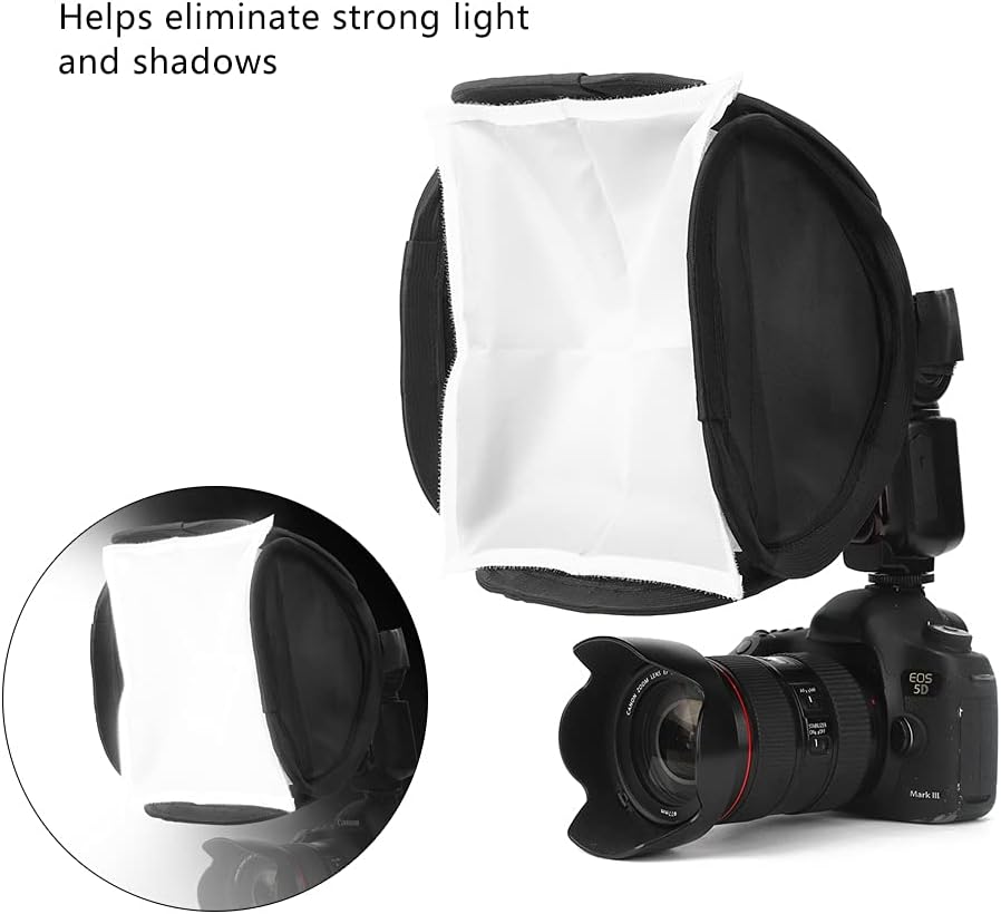 Softbox portátil, softbox flash para flash superior de máquina