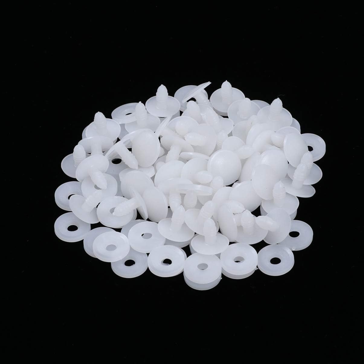 EXCEART Juego de 50 articulaciones de muñeca DIY de 1.575 pulgadas (1.575 in), articulaciones, perno, muñeca, material de bricolaje, accesorios de