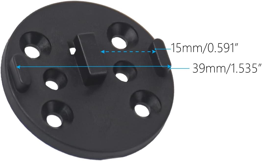 Placa adaptadora de motor 252835MM a soportes Rollease Skyline, 1 juego negro