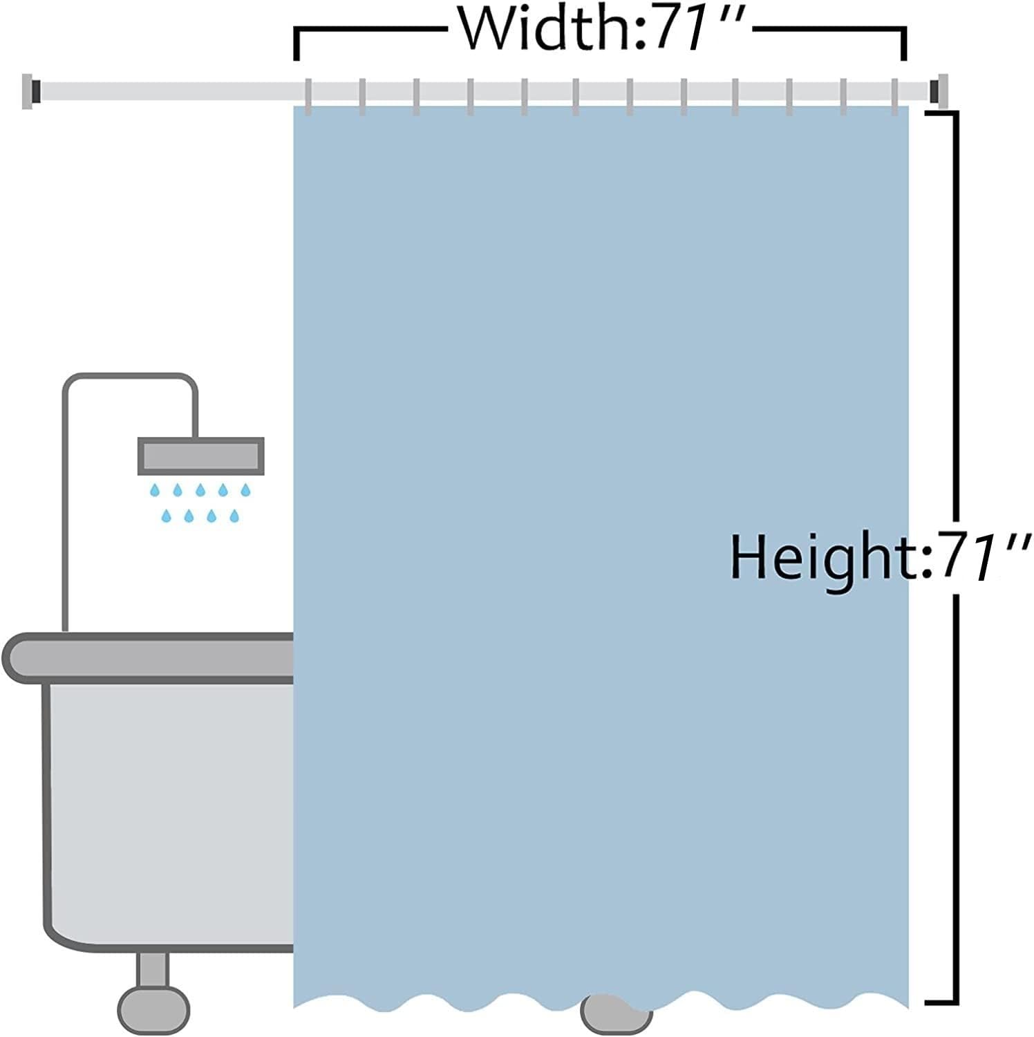 Highland – Cortina de ducha de vaca rústica, animal de granja, ganado, morado, floral, margarita, flores, tablero de madera, cortina retro gris para