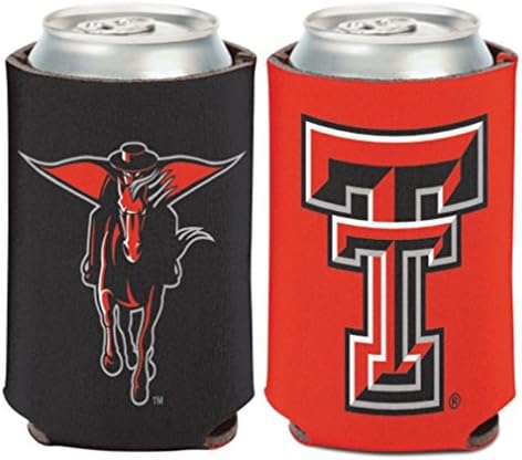 WinCraft NCAA Texas Tech University Red Raiders – Paquete de 1 enfriador de latas de 12 onzas de 2 caras