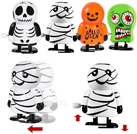 Max Fun Surtido de 12 juguetes de Halloween para niños, regalos de fiesta de Halloween, bolsas de golosinas, relleno de bolsas de golosinas, premios