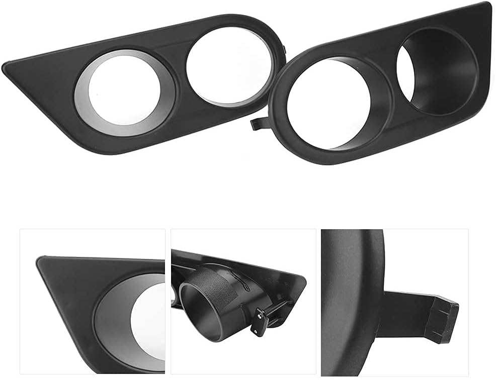 Cubiertas de luz antiniebla 51112695256 Par de cubiertas antiniebla para parachoques delantero, ajuste para E46 M3 20012006 Reemplazo 51112695255