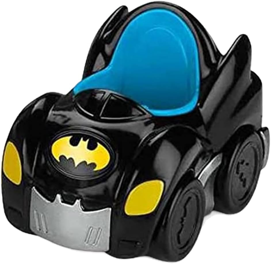 Pieza de repuesto para Fisher-Price Little People DC Superfriends Deluxe Batcave Playset – HHY77  Reemplazo de Batmobile negro y azul