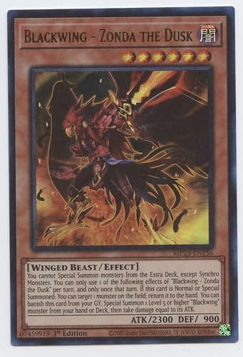 Blackwing – Zonda The Dusk – MP23-EN156 – Ultra Rare – 1 Edición