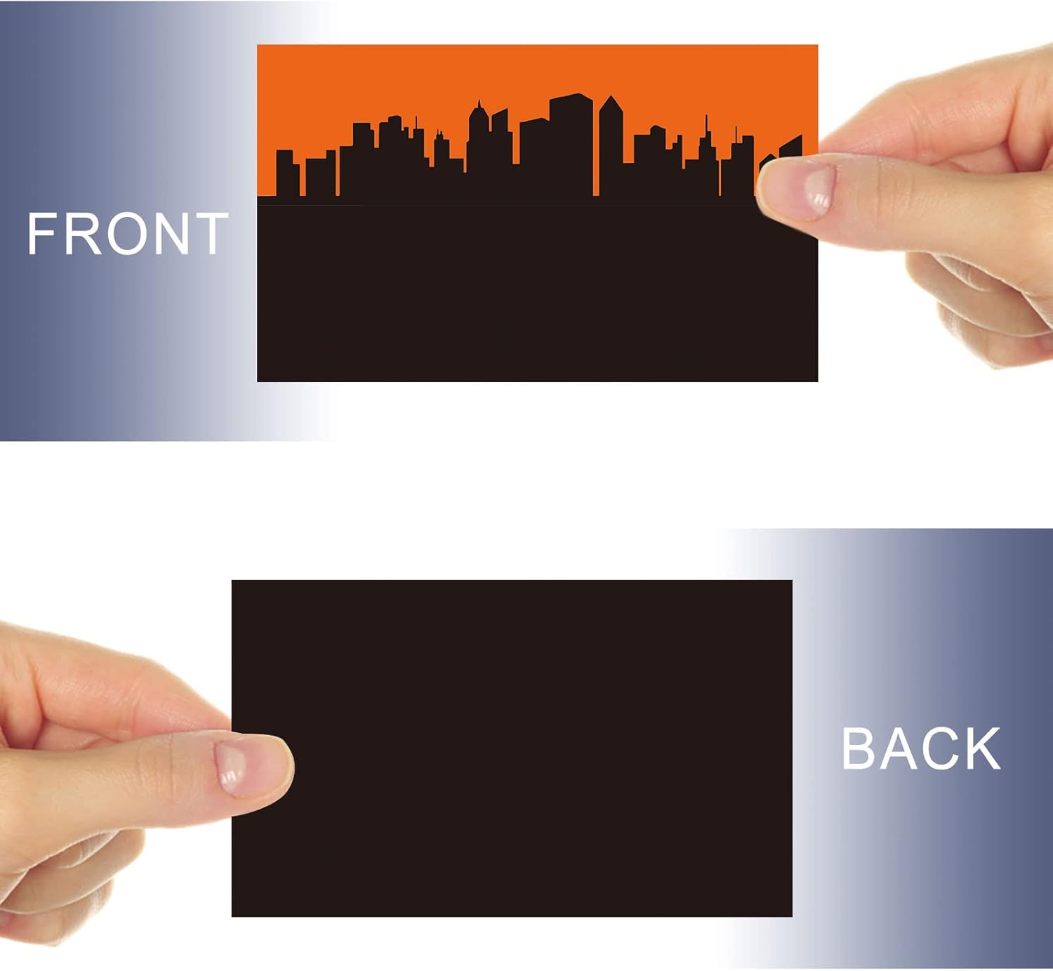 Tarjetas de visita personalizadas con tu logotipo, tarjeta impresa personalizada para fotos de pequeñas empresas frontal y trasera, diseño