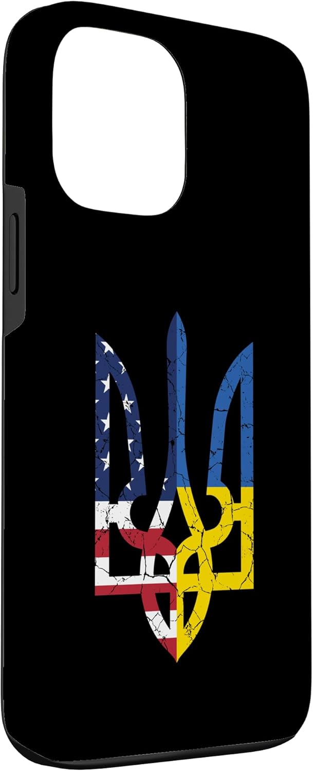Funda de regalo para iPhone 13 Pro Max con símbolo de la bandera de Ucrania de Ucrania