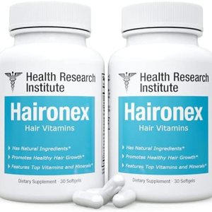 Haironex – Fórmula totalmente natural -Suplemento para el crecimiento del cabello saludable – 2pck-60 cápsulas – Espesor del cabello-Brillo y Haironex – Fórmula totalmente natural -Suplemento para el crecimiento del cabello saludable – 2pck-60 cápsulas – Espesor del cabello-Brillo y