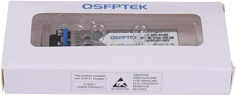 Módulo SFP 1.25G, transceptor monomodo 1000Base-LX, 1.25G Mini Gbic para Juniper EX-SFP-1GE-LXQFX-SFP-1GE-LX, Ubiquiti UniFi, Meraki