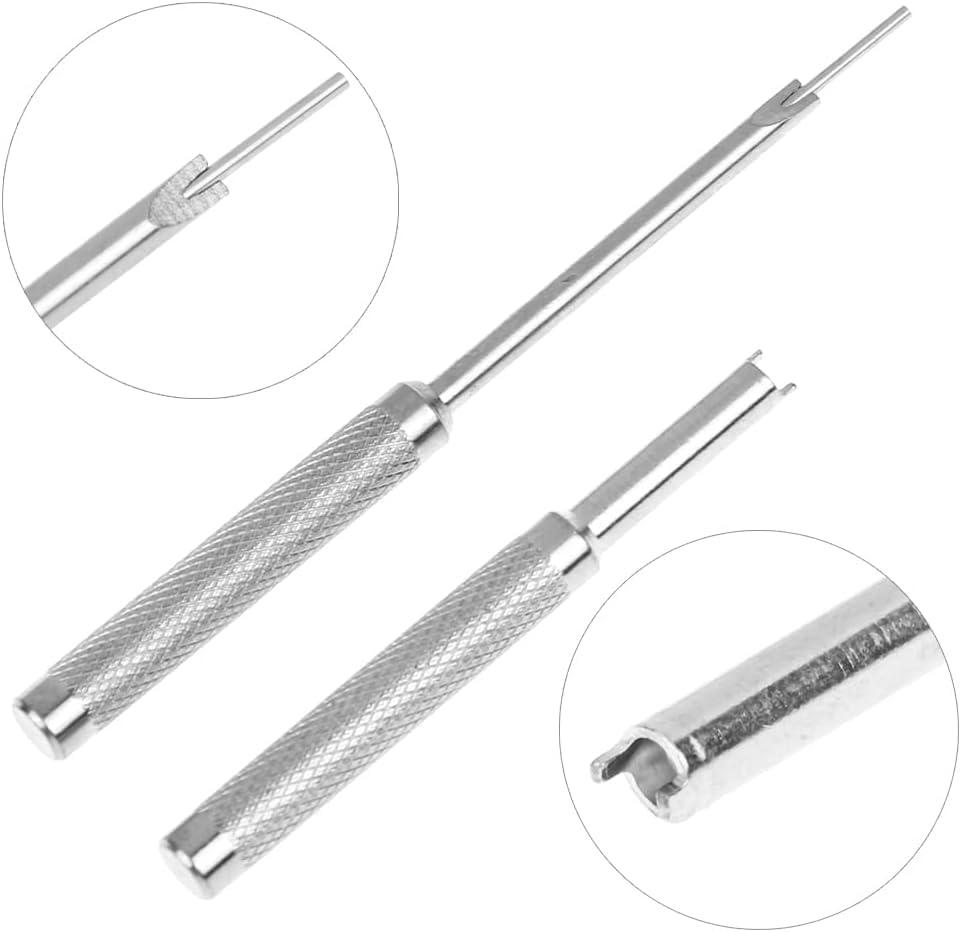 JJLFresheners Herramienta de reparación de repuesto de tornillo de tuerca o válvula de embalaje de aguja, accesorios de aerógrafo para pistola de