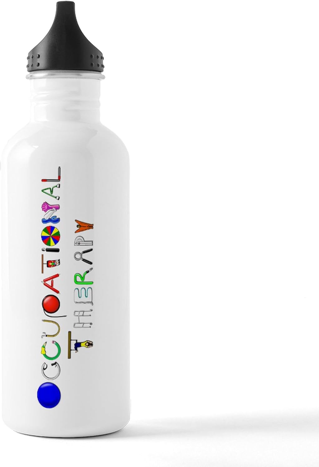 CafePress OT At Work – Botella de agua (acero inoxidable, 1 botella de agua de 1,0 L)