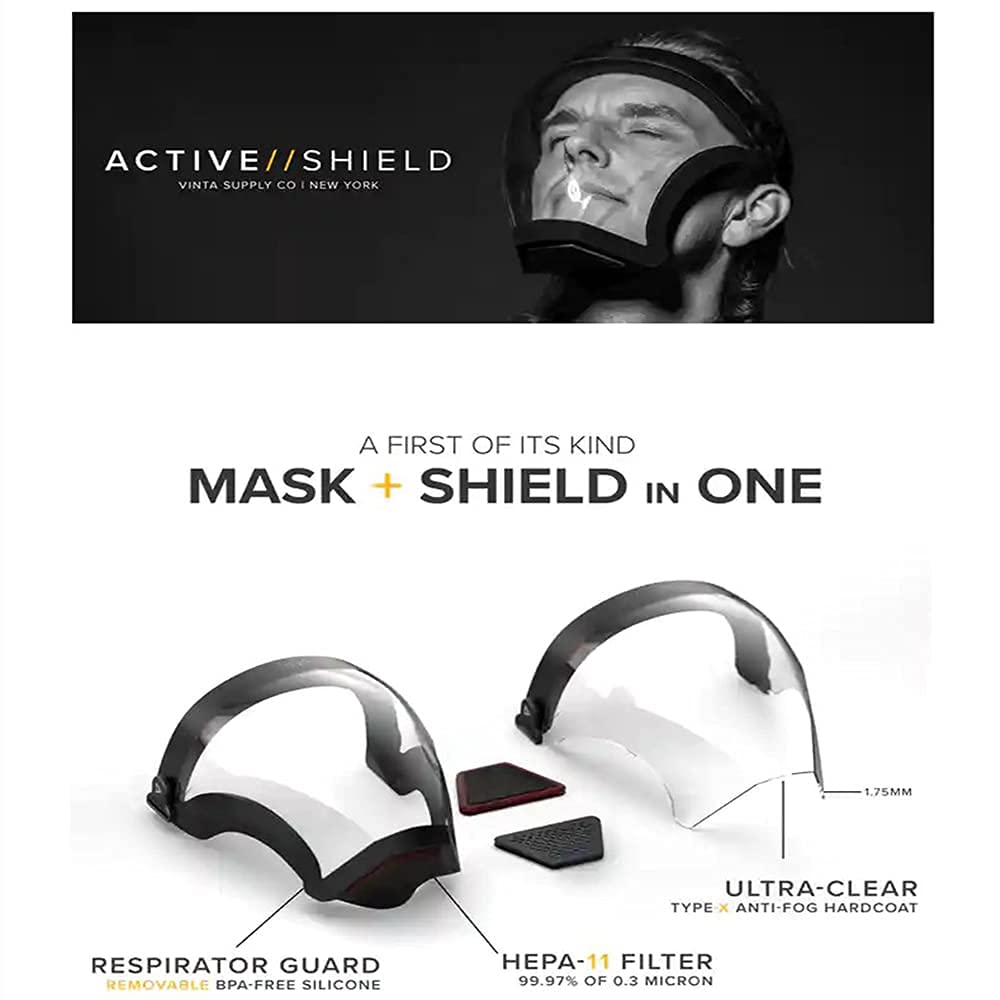 Paquete de 2 protectores faciales completos para adultos, mujeres y hombres, lavables y reutilizables, anti niebla, protector facial completo con 10