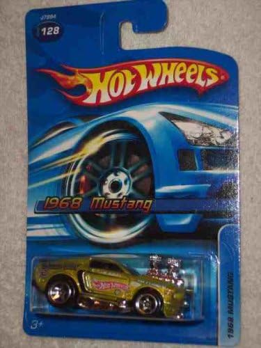 Mattel Hot Wheels #2006-128 1968 Mustang Olive – Coche de fundición a presión coleccionable a escala 164
