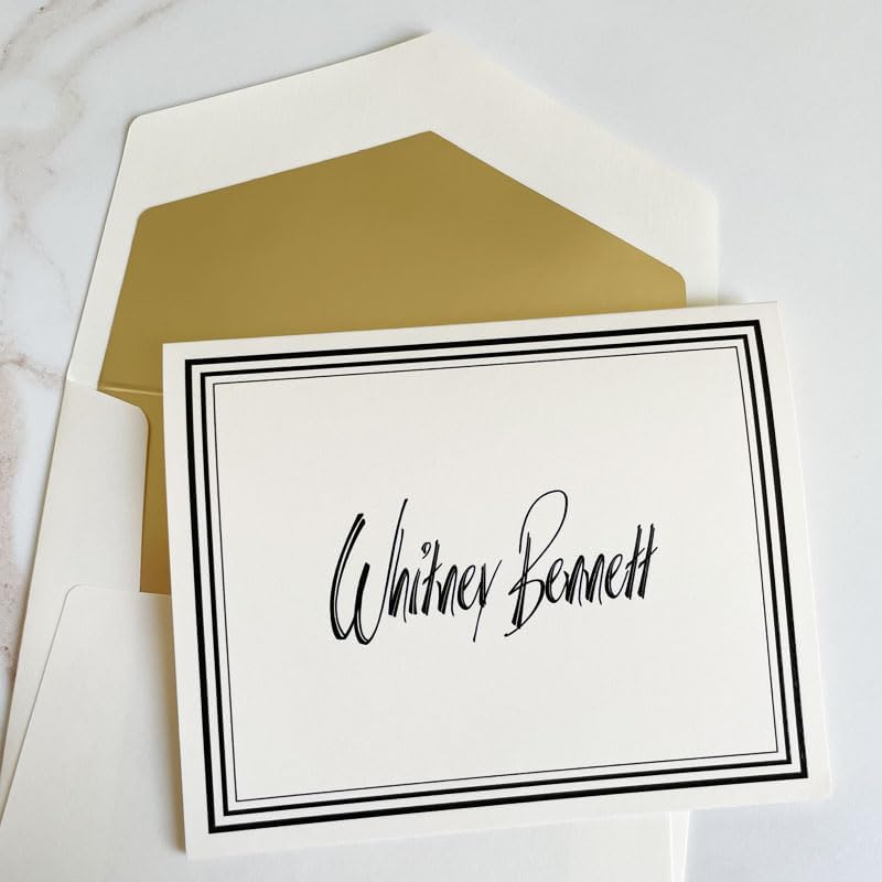 Colony – Notas plegables personalizadas, papelería de tinta elevada
