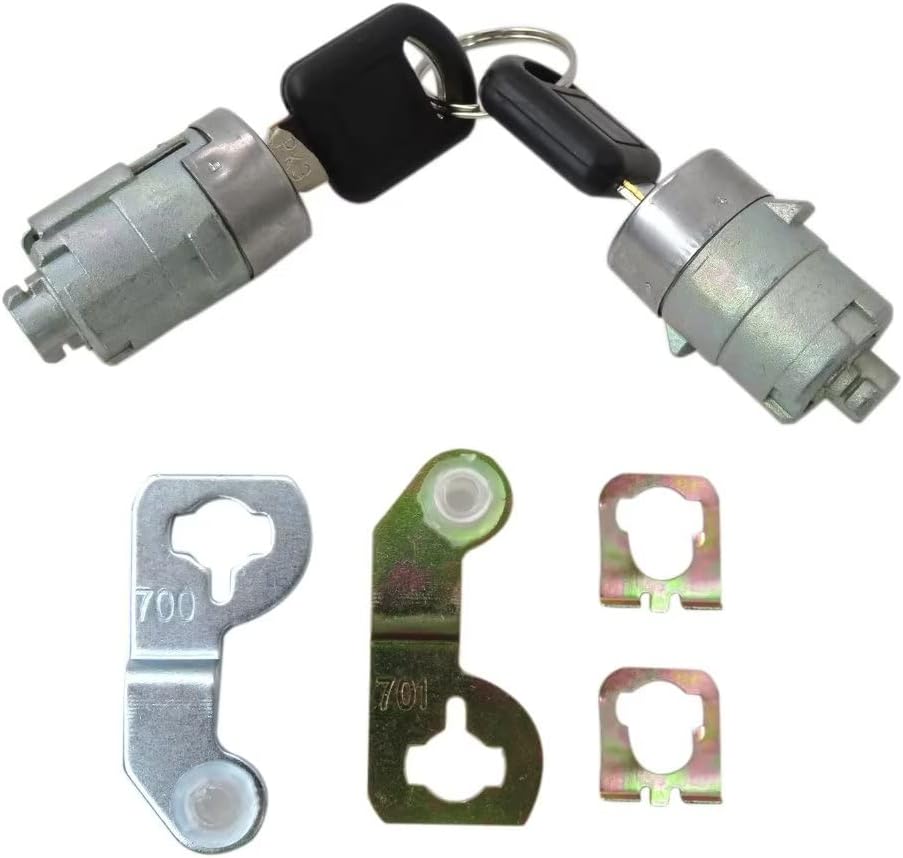 15298924 Cilindro de cerradura de puerta con kits de llaves para 2004 Chevrolet Trailblazer LS Sport Utility 4-Door 4.2L 256Cu. en. l6 GAS DOHC