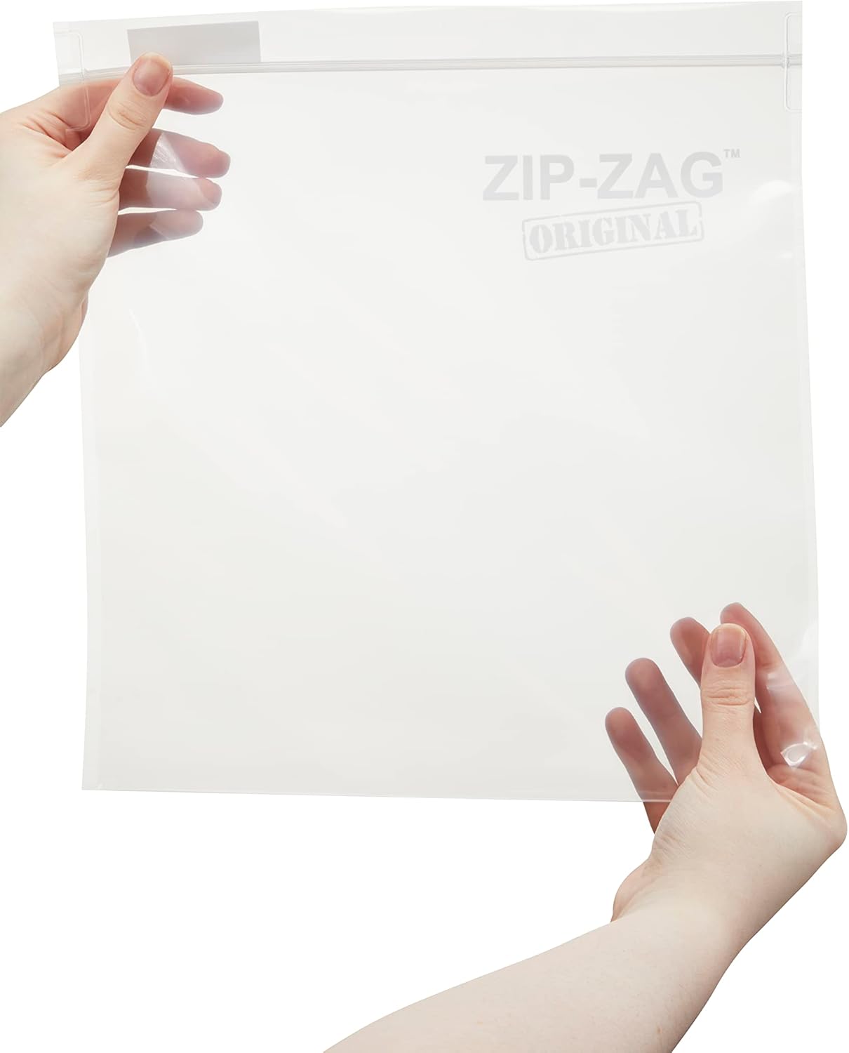 Bolsas de media libra con cremallera Zag  Paquete de 10  Reutilizables, resellables, protección UV, grado alimenticio, bolsas de almacenamiento,