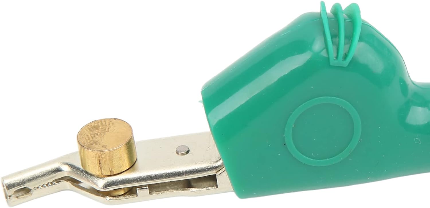 Pinzas de cocodrilo, Pinzas de cocodrilo de prueba, clip de cocodrilo eléctrico de 0.984 in de apertura de telecomunicaciones de prueba de
