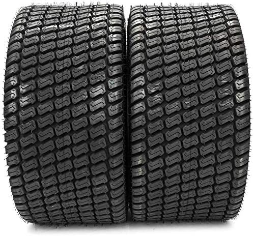 24×12.00-12 – Neumáticos de césped para tractor de jardín, carrito de golf, 4 capas, 24 x 12.00 x 12 pulgadas, sin cámara, paquete de 2